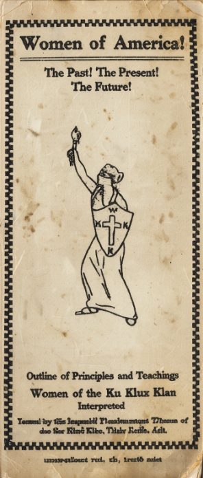 Book Cover of OUTLINES AND PRINCIPLES OF THE WOMEN OF THE KU KLUX KLAN