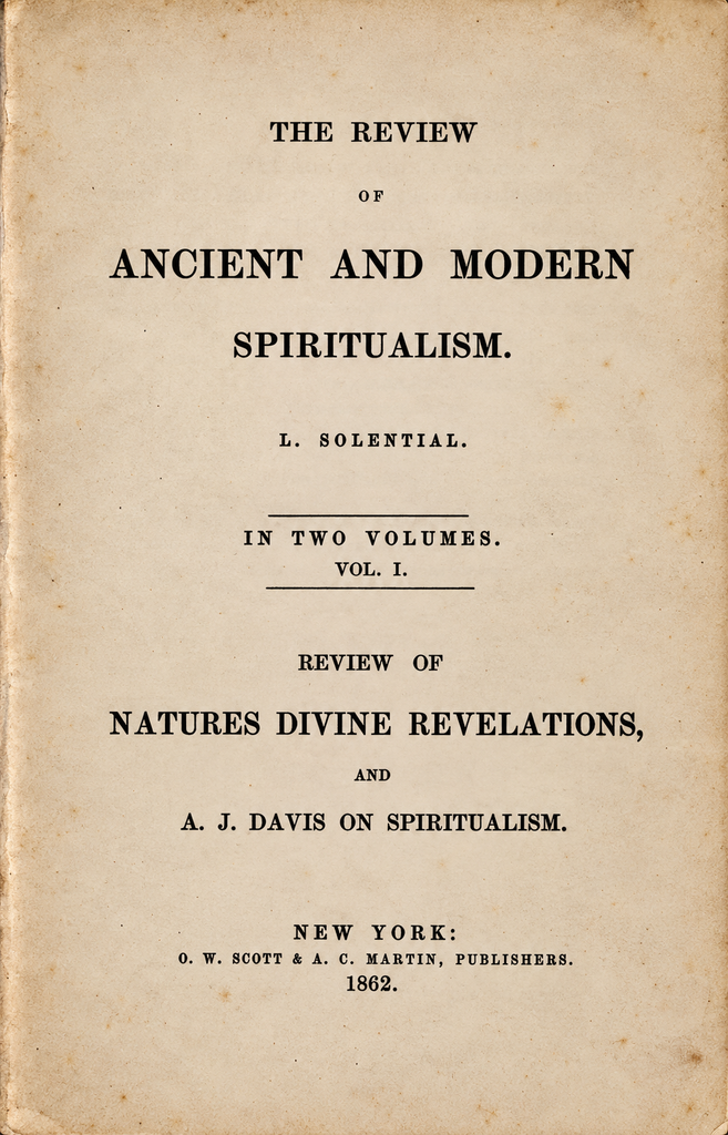 Book Cover of THE REVIEW OF ANCIENT AND MODERN SPIRITUALISM