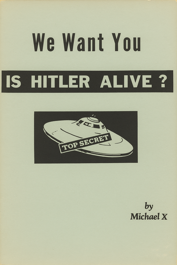 Book Cover of WE WANT YOU!—IS HITLER ALIVE?