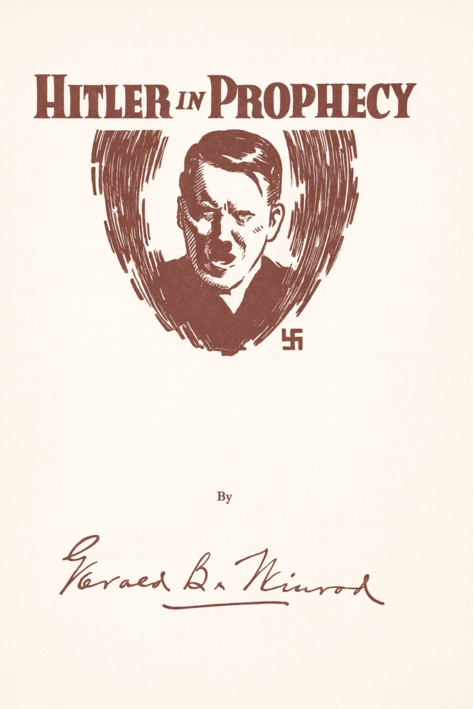 Book Cover of HITLER IN PROPHECY