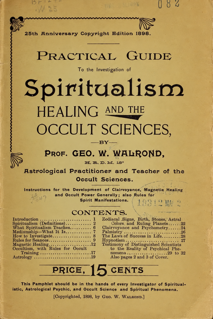 Book Cover of PRACTICAL GUIDE TO THE INVESTIGATION OF SPIRITUALISM, HEALING, AND THE OCCULT SCIENCES