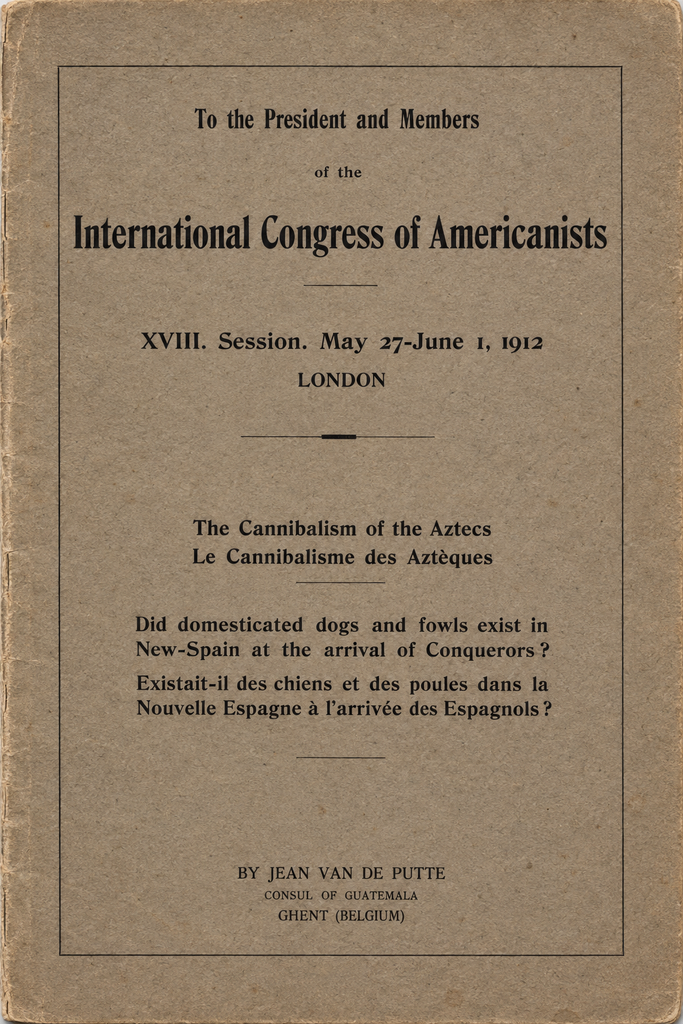 Book Cover of THE CANNIBALISM OF THE AZTECS