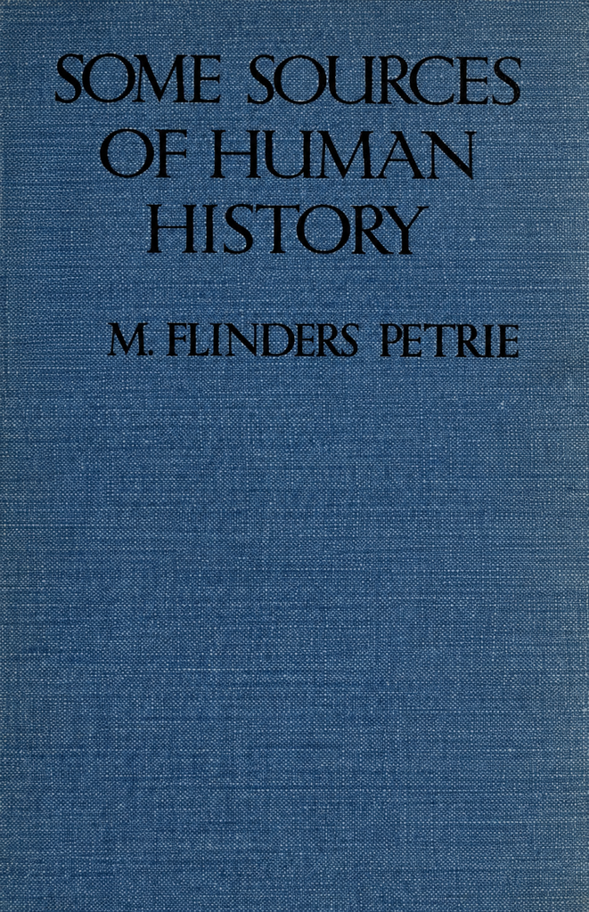 Book Cover of SOME SOURCES OF HUMAN HISTORY