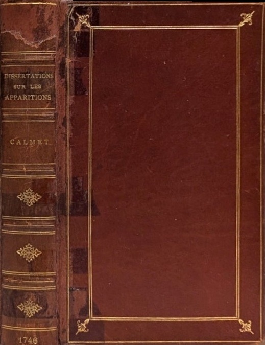 Book Cover of DISSERTATIONS UPON THE APPARITIONS OF ANGELS, DÆMONS, AND GHOSTS; AND CONCERNING THE VAMPIRES OF HUNGARY, BOHEMIA, MORAVIA, AND SILESIA