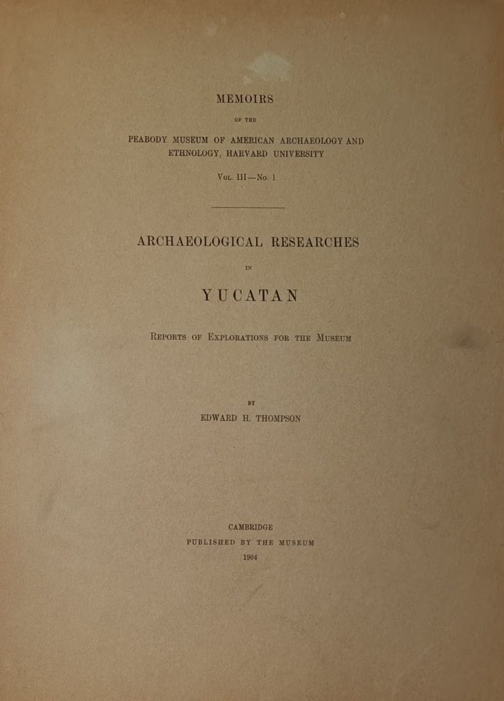 Book Cover of ARCHAEOLOGICAL RESEARCHES IN YUCATAN